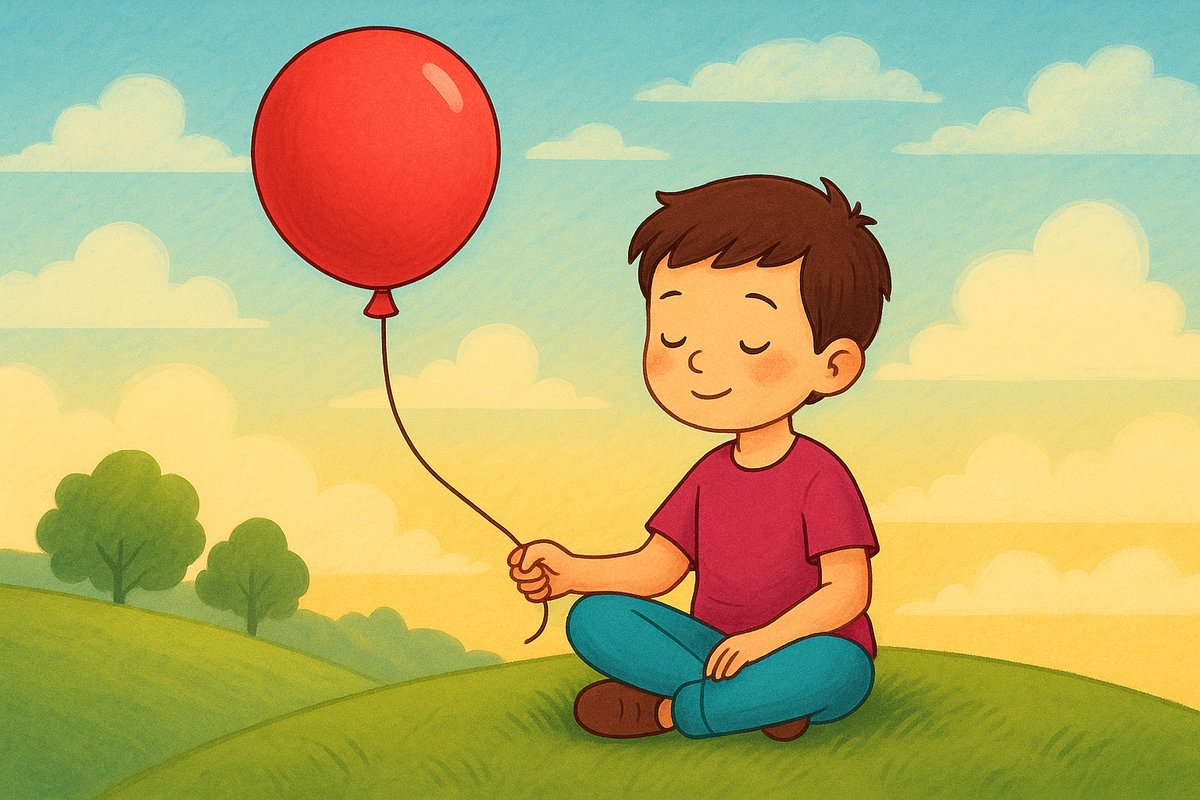 Fiaba o meditazione per bambini: Pallone della Felicità 🎈